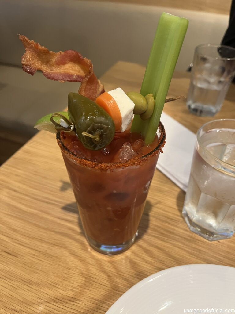 Bloody Mary from Flap Your Jacks restaurant in San Diego
