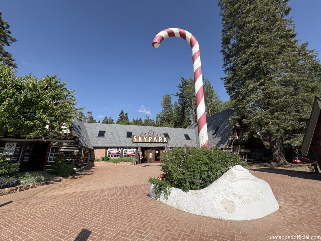 entrance of skypark at santas village