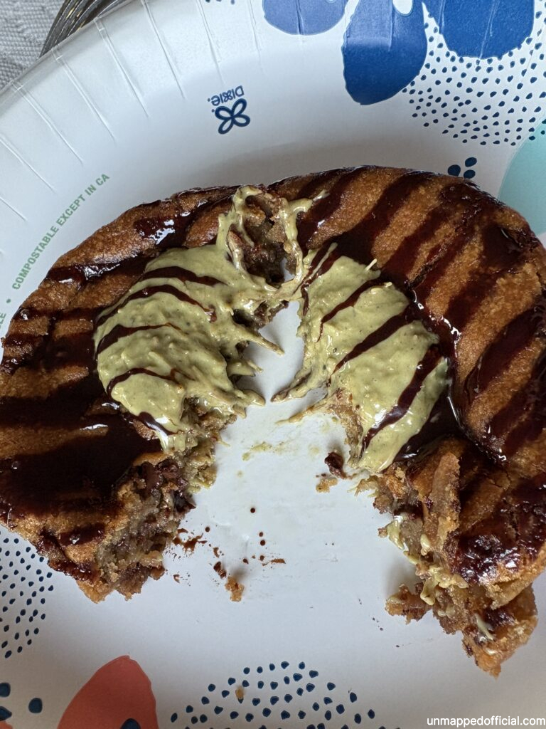 dubai cookie in half