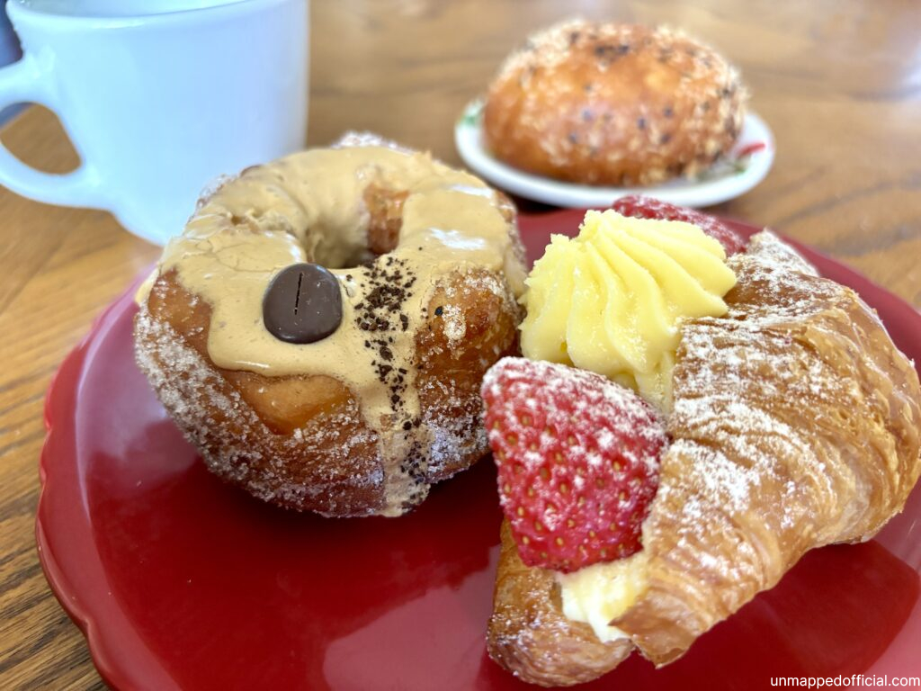 pastries on a plate