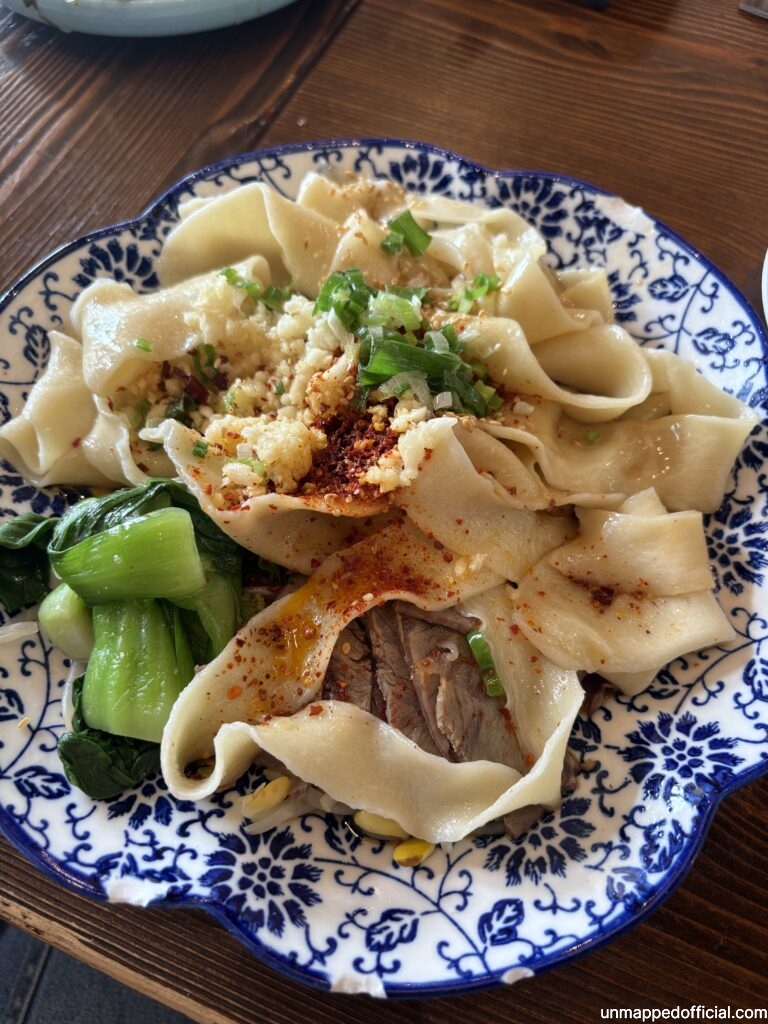 油泼面 oil spill noodles from northern cafe