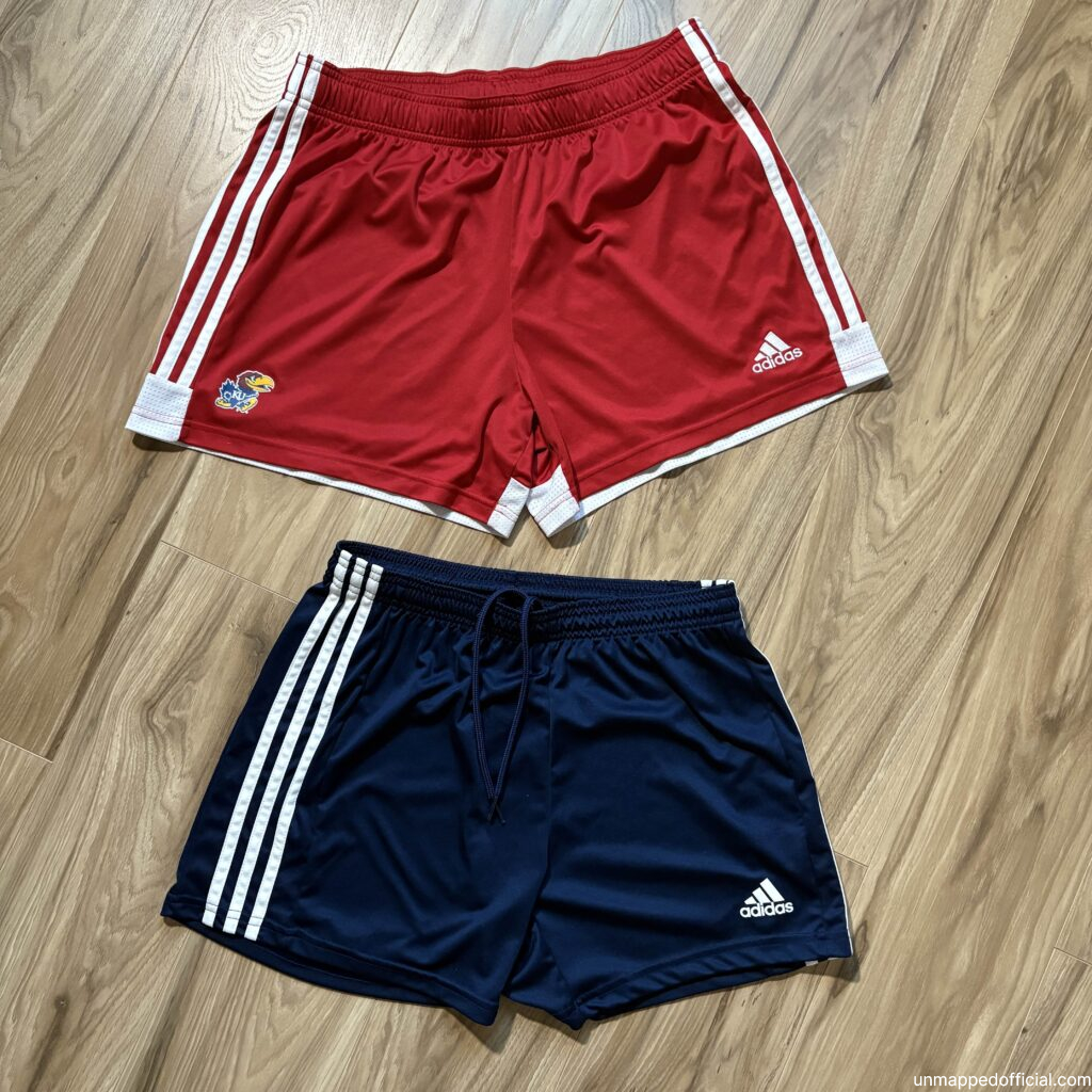 two Adidas shorts from Ebay
