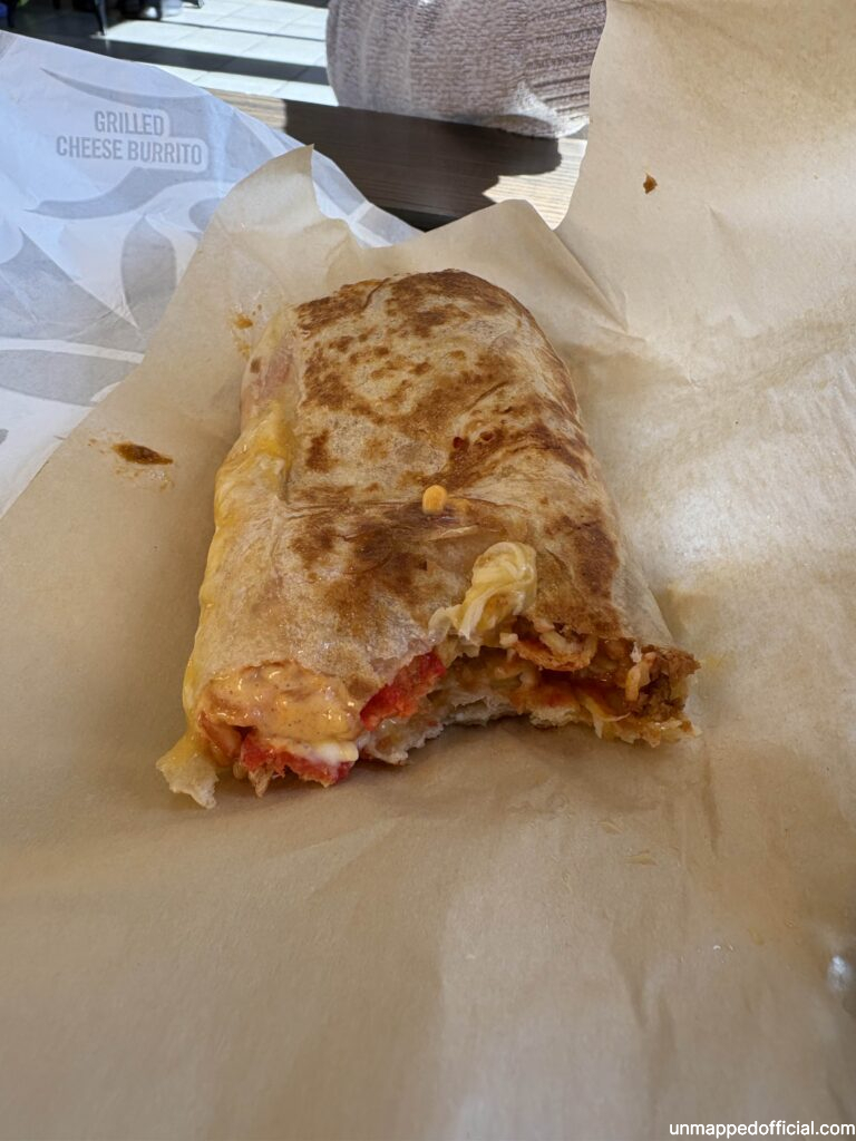 Flamin’ Hot Grilled Cheese Burrito from taco bell